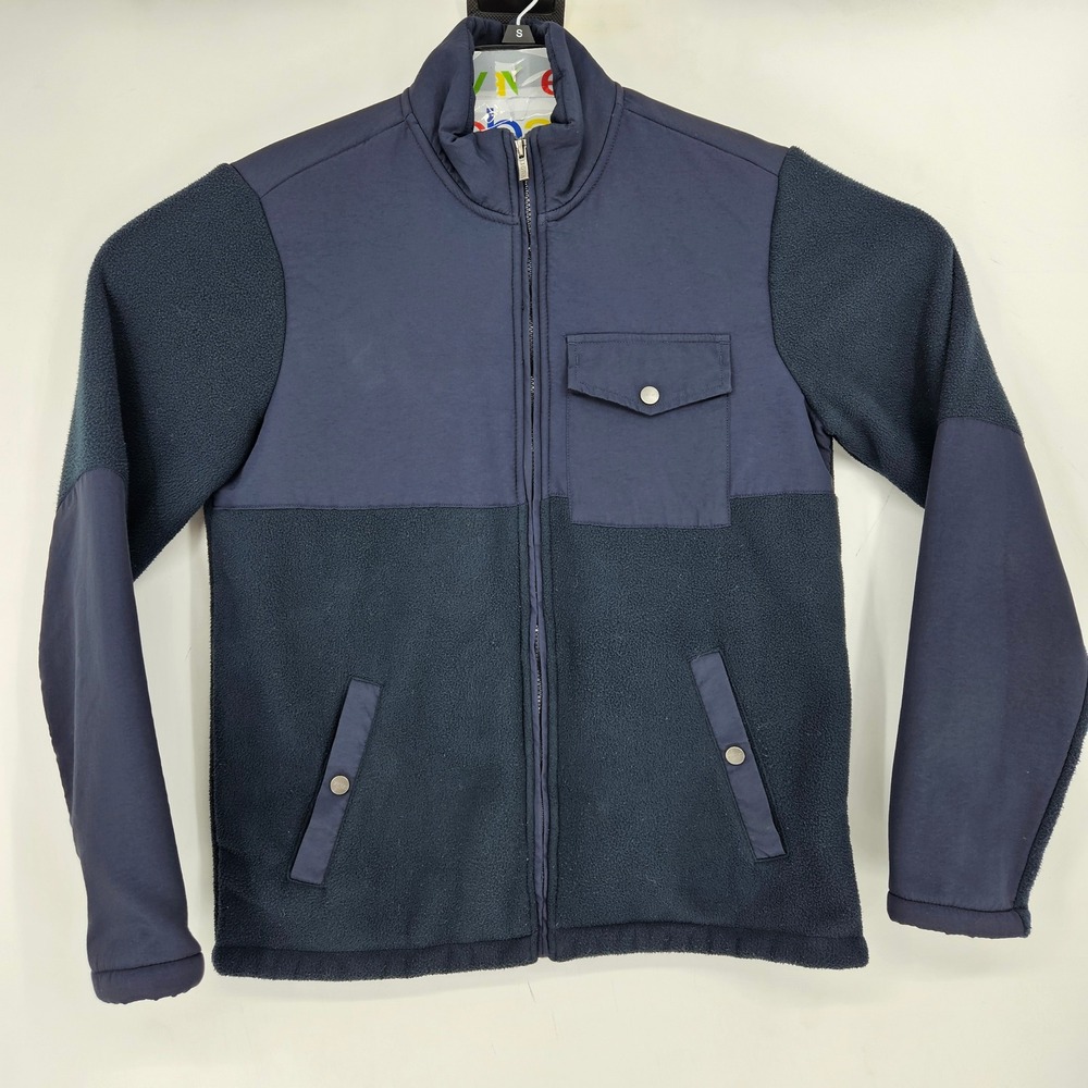Vuori Navy and Charcoal Performance Jacket
